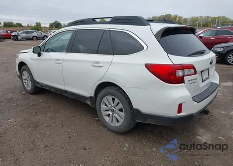 2017 Subaru Outback 2.5I Premium из США, поврежденный, VIN 4S4BSACC9H3383778